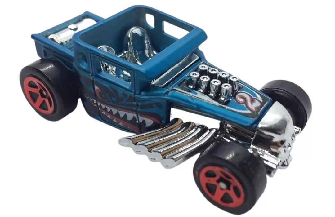 Foto da miniatura Hot Wheels Bone Shaker na cor Azul